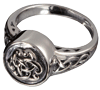 Cremation Jewelry Sterling Silver Celtic Ring