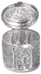 Fruit Garden keepsake urn shown open
