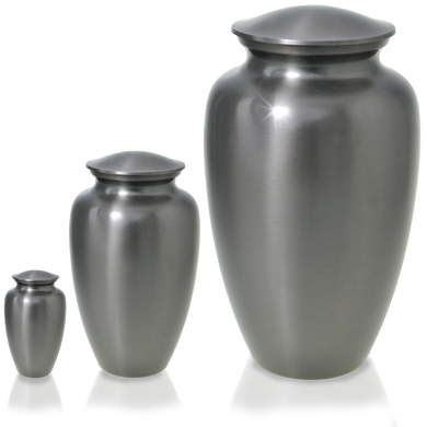 Wholesale Cremation Urns: Simple Grey Wholesale Cremation Urns: Simple Grey