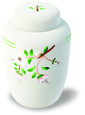 Wholesale Biodegradable Urn: EcoUrn Flora in Natural