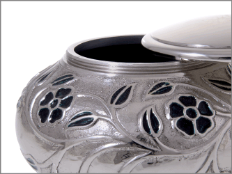 Climbing Roses Sharing Urn- Twilight shown open