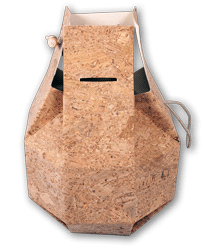 adagio cork urn shown open
