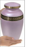 Wholesale Pet Urns: Pink with Celtic Band
