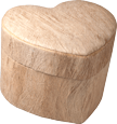 Wholesale Biodegradable Urns: Unity Wood Grain Heart
