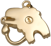Closure shown of Wholesale Cremation Jewelry Zodiac Leo