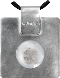 cremains style shown on back of pendant