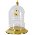 Cremation Jewelry Brass Display Dome