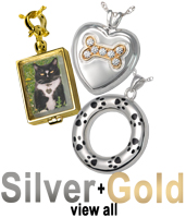 view all silver and gold pet cremation jewelry silver and gold
