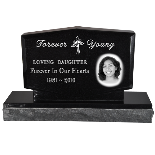 Wholesale Photo Laser Engraved Granite Headstone Diamond