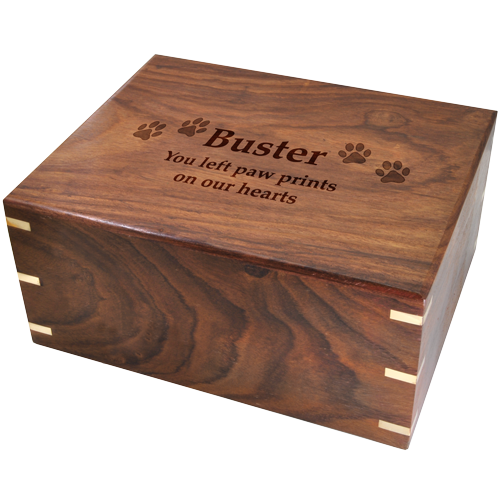 Wholesale Pet Cremation Wood Urns Perfect Wooden Box Oversized Dog Urn