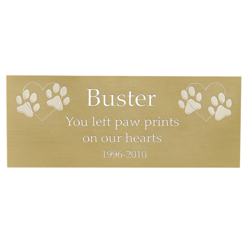 Wholesale Engraved Pet Memorial Plaques