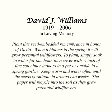 sample of personalized printed instructions