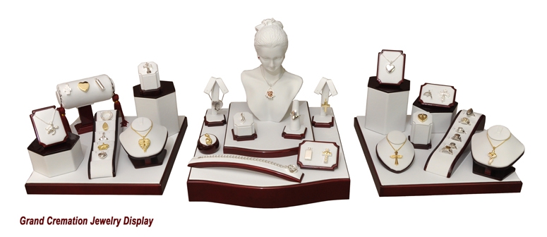 Grand Cremation Jewelry Display