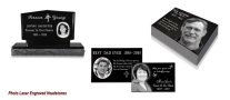 Photo Laser Engraved Headstones